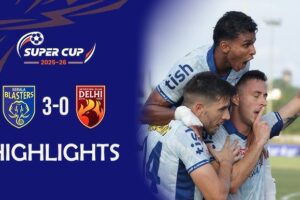 സൂപ്പർ കപ്പ്: ബ്ലാസ്റ്റേഴ്‌സിന് തകർപ്പൻ ജയം; സ്പോർട്ടിങ് ക്ലബ്ബ് ഡൽഹിയെ 3-0 ന് തകർത്തു