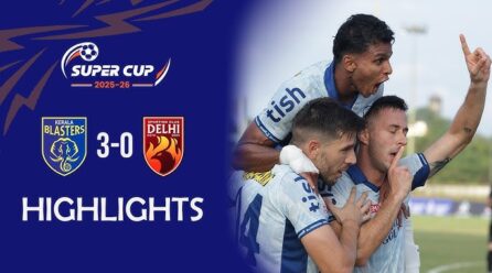 സൂപ്പർ കപ്പ്: ബ്ലാസ്റ്റേഴ്‌സിന് തകർപ്പൻ ജയം; സ്പോർട്ടിങ് ക്ലബ്ബ് ഡൽഹിയെ 3-0 ന് തകർത്തു